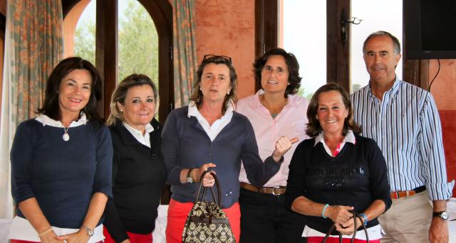 Equipo triunfador en Antequera Golf