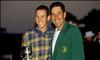 José María Olazábal, ganador del Masters 1999, junto a Sergio García, mejor amateur
